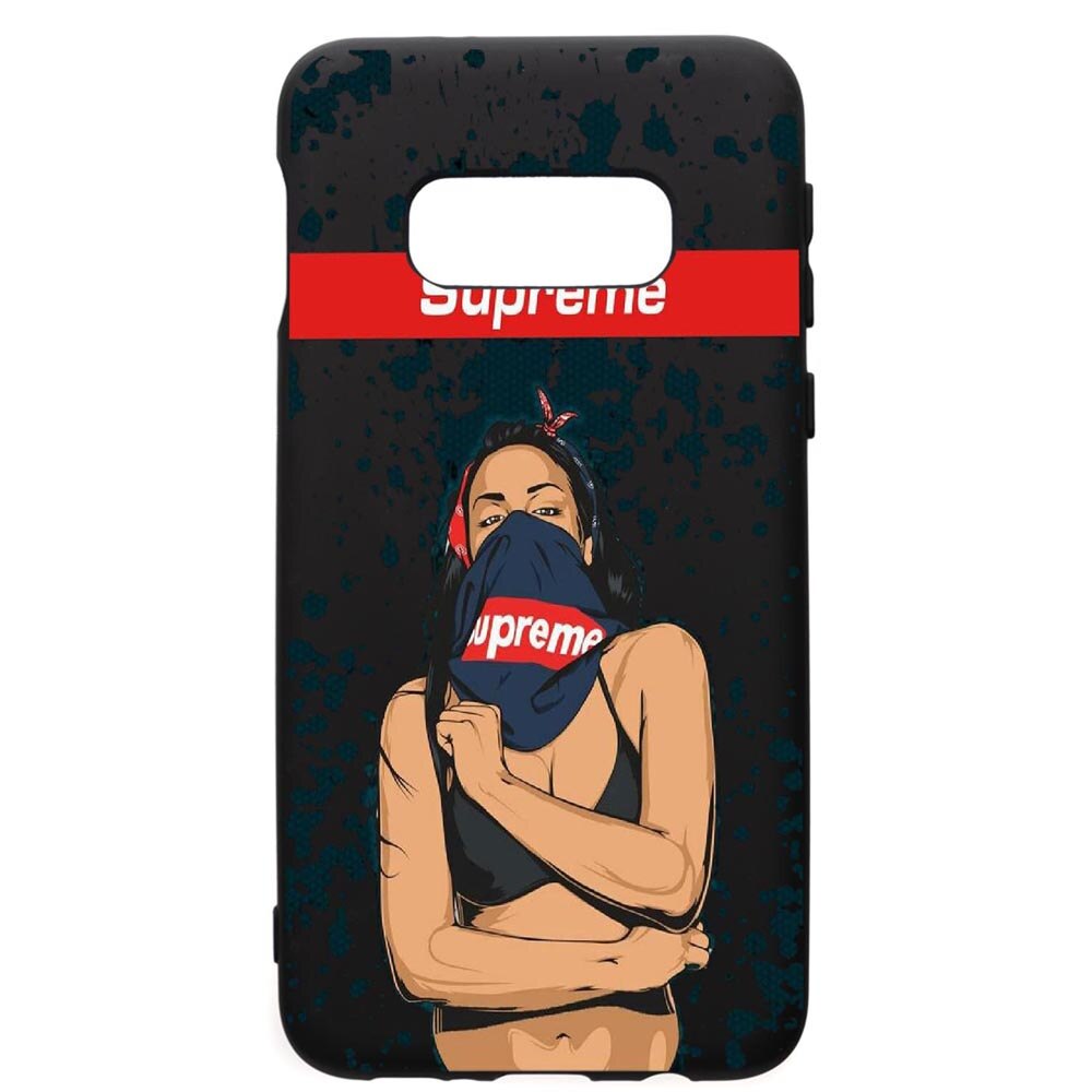 Husa de protectie Samsung Galaxy S10E, Supreme, Woman, silicon, cu interiorul din material textil, protectie camera, PB256