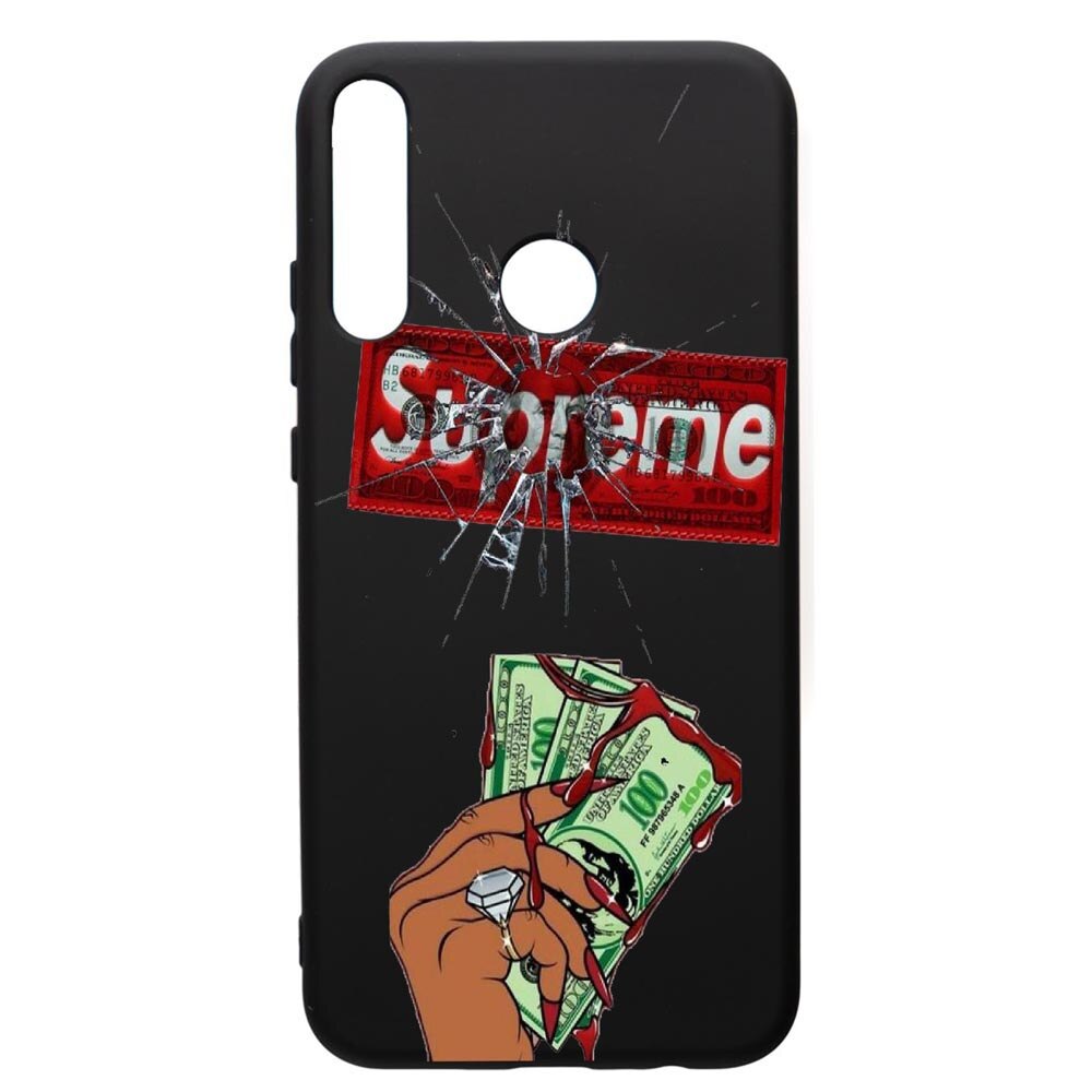 Husa de protectie Huawei P40 Lite E / Y7p, Supreme, Money, silicon, cu interiorul din material textil, protectie camera, PB257