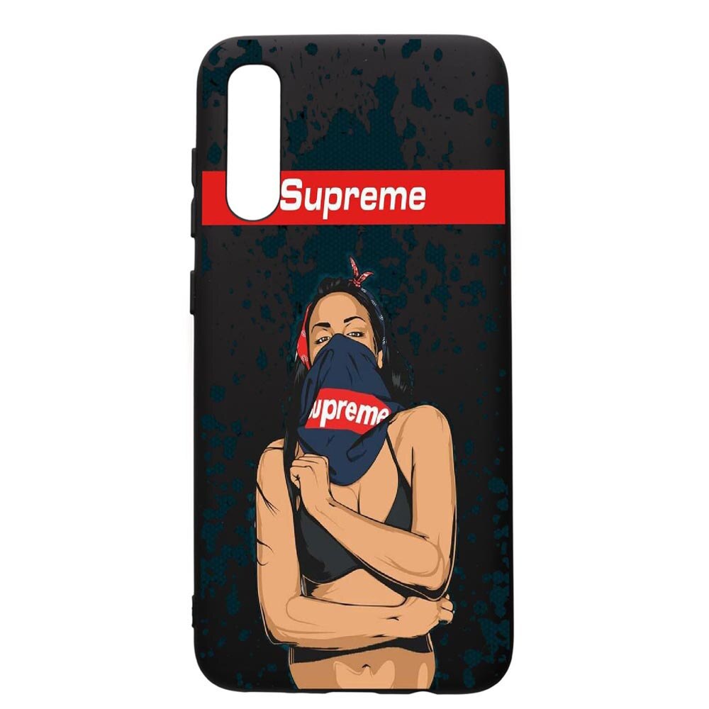 Husa de protectie Samsung Galaxy A70, Supreme, Woman, silicon, cu interiorul din material textil, protectie camera, PB256