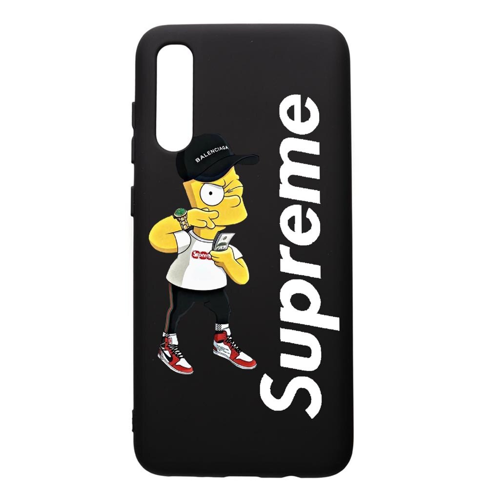 Husa de protectie Samsung Galaxy A50, Supreme, Simpsons, silicon, cu interiorul din material textil, protectie camera, PB258
