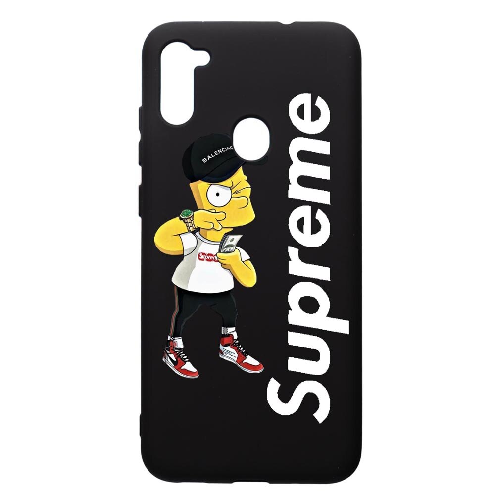 Husa de protectie Samsung Galaxy A11, Supreme, Simpsons, silicon, cu interiorul din material textil, protectie camera, PB258