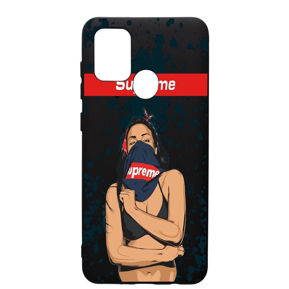 Husa de protectie Samsung Galaxy A21, Supreme, Woman, silicon, cu interiorul din material textil, protectie camera, PB256