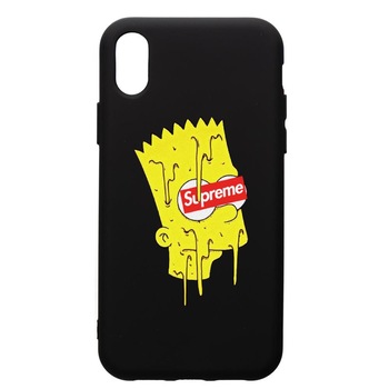 Husa de protectie Apple iPhone XS Max, Supreme, The Simpsons, silicon, cu interiorul din material textil, protectie camera, PB267 Husa de protectie Apple iPhone XS Max, Supreme, The Simpsons, silicon, cu interiorul din material textil, protectie camera, PB267