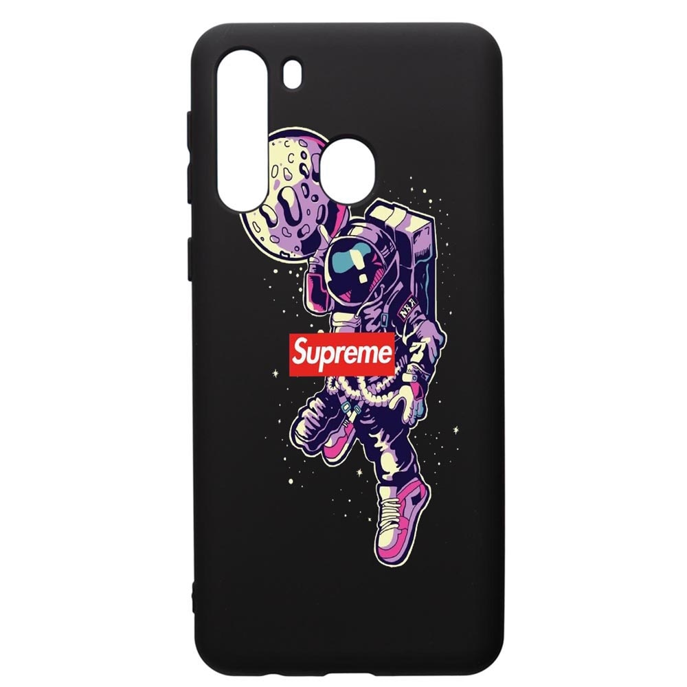 Husa de protectie Samsung Galaxy A21S, Supreme, Astronaut, silicon, cu interiorul din material textil, protectie camera, PB254