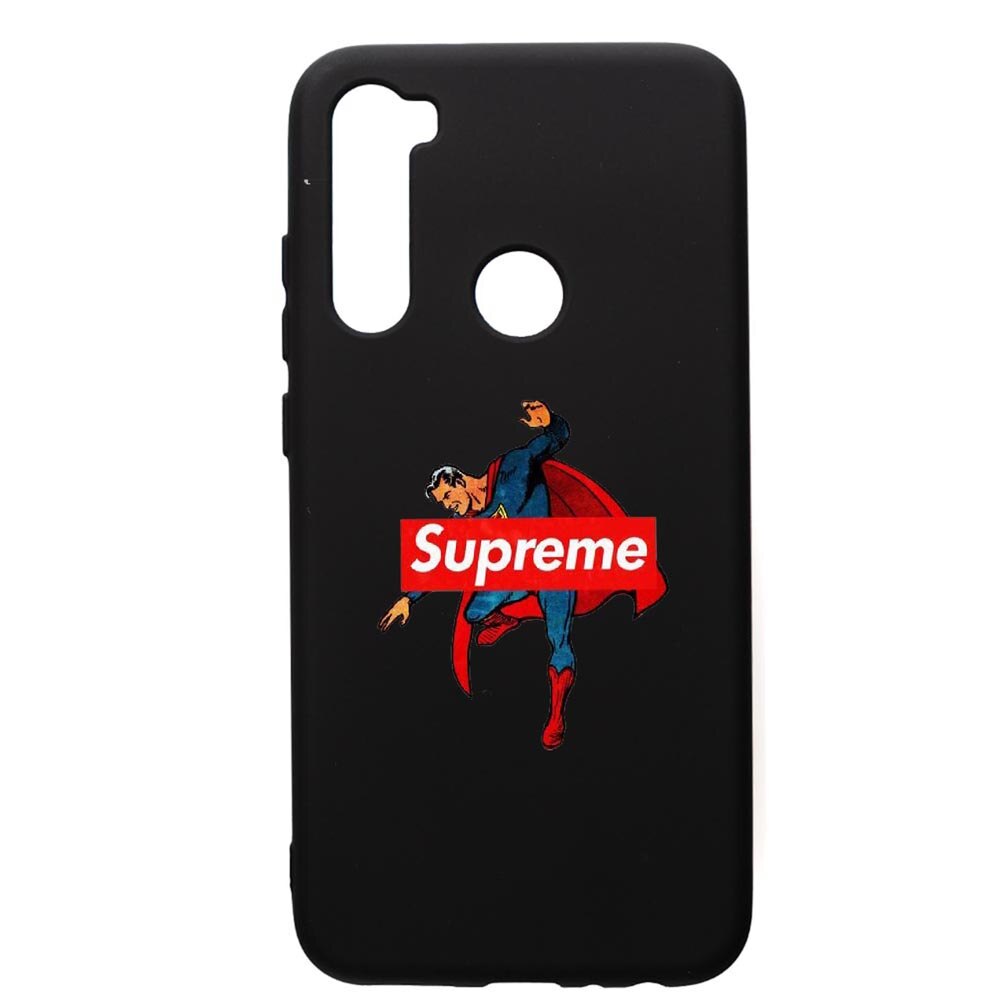 Husa de protectie Xiaomi Redmi Note 8, Supreme, Superman, silicon, cu interiorul din material textil, protectie camera, PB259