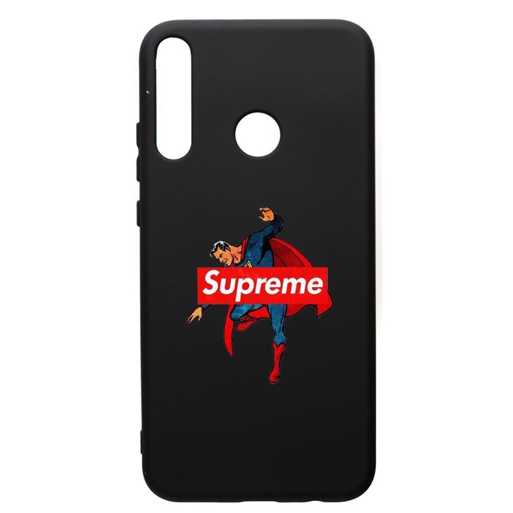Husa de protectie Huawei P40 Lite E / Y7p, Supreme, Superman, silicon, cu interiorul din material textil, protectie camera, PB259