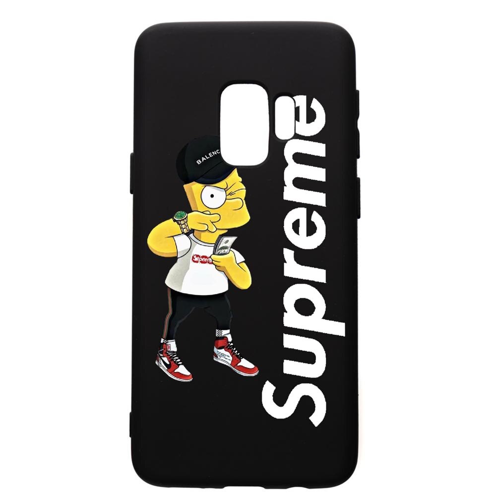 Husa de protectie Samsung Galaxy S9, Supreme, Simpsons, silicon, cu interiorul din material textil, protectie camera, PB258