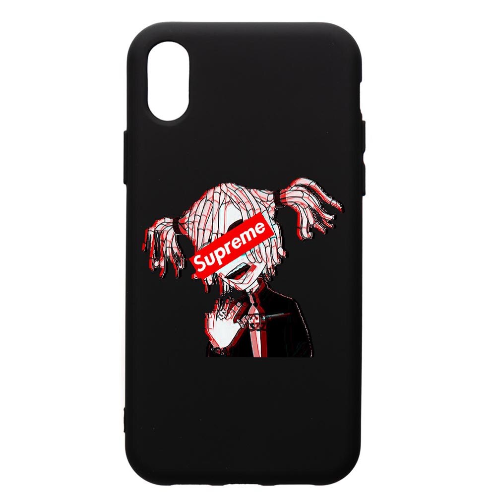 Husa de protectie Apple iPhone XS Max, Supreme, Pink Girl, silicon, cu interiorul din material textil, protectie camera, PB269