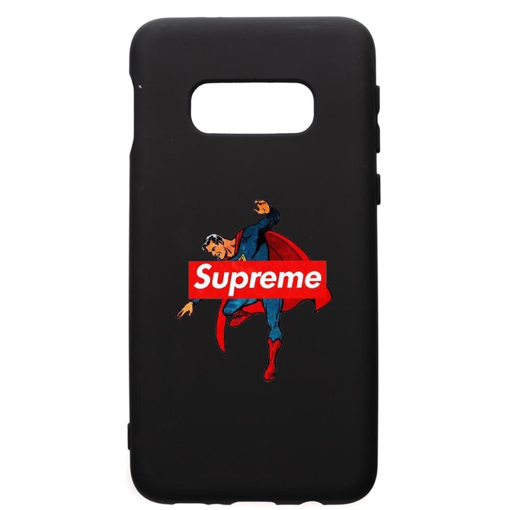 Husa de protectie Samsung Galaxy S10E, Supreme, Superman, silicon, cu interiorul din material textil, protectie camera, PB259