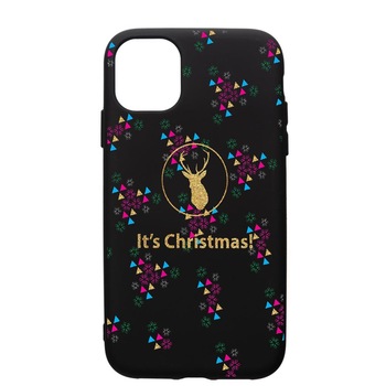 Husa de protectie Apple iPhone 12 Pro Max, Xmas, silicon, cu interiorul din material textil, protectie camera, PB313 Husa de protectie Apple iPhone 12 Pro Max, Xmas, silicon, cu interiorul din material textil, protectie camera, PB313
