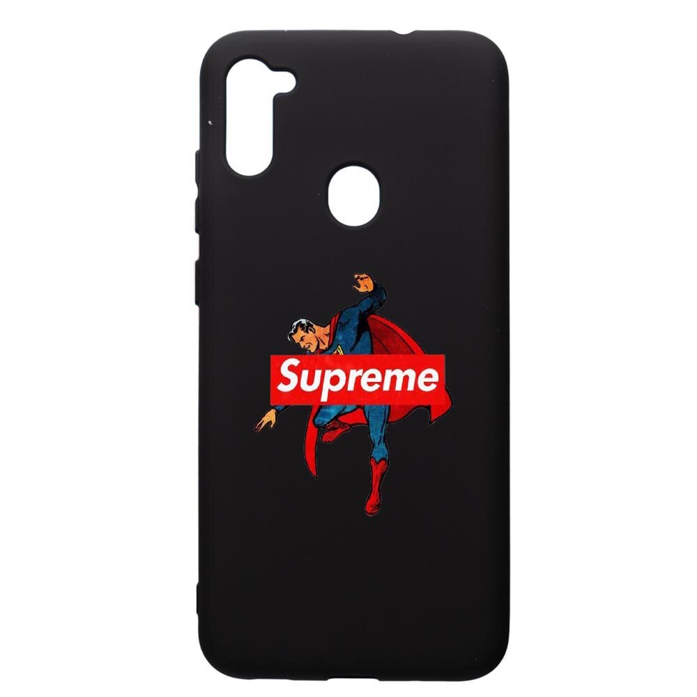 Husa de protectie Samsung Galaxy A11, Supreme, Superman, silicon, cu interiorul din material textil, protectie camera, PB259