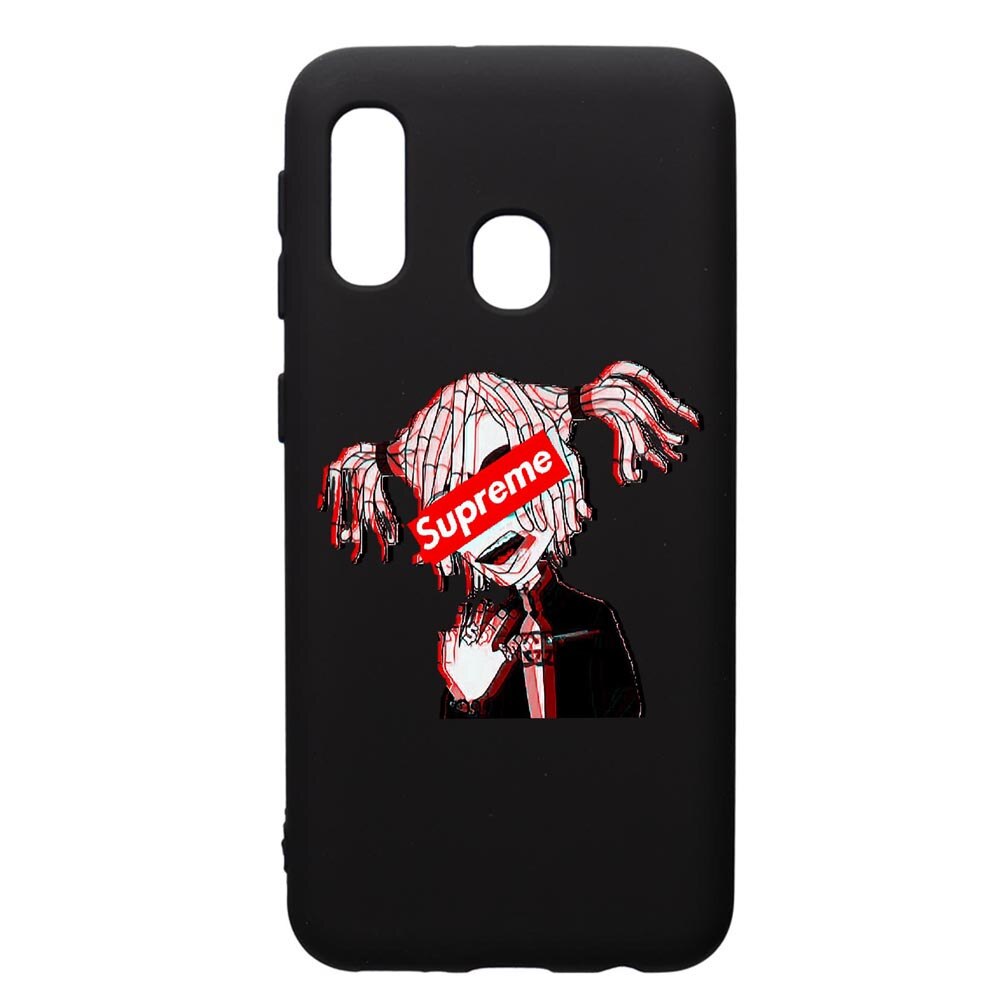 Husa de protectie Samsung Galaxy A20E, Supreme, Pink Girl, silicon, cu interiorul din material textil, protectie camera, PB269