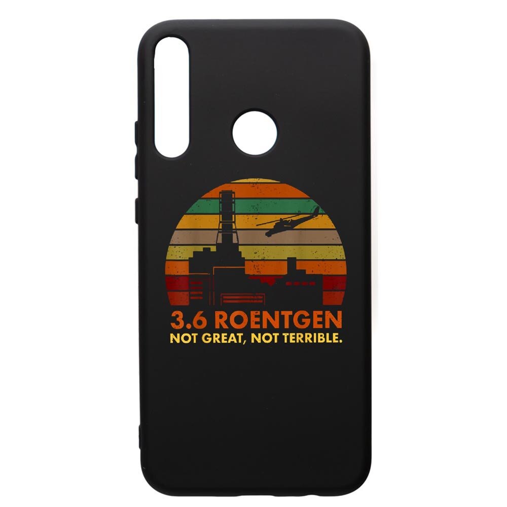 Husa de protectie Huawei P40 Lite E / Y7p, Chernobyl, silicon, cu interiorul din material textil, protectie camera, PB275