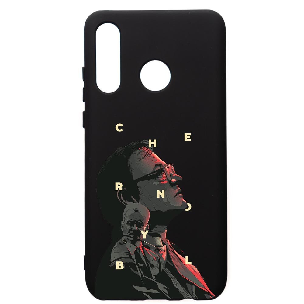 Husa de protectie Huawei P30 Lite, Chernobyl, silicon, cu interiorul din material textil, protectie camera, PB274
