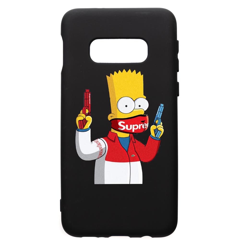 Husa de protectie Samsung Galaxy S10E, Supreme, The SImpsons, silicon, cu interiorul din material textil, protectie camera, PB270