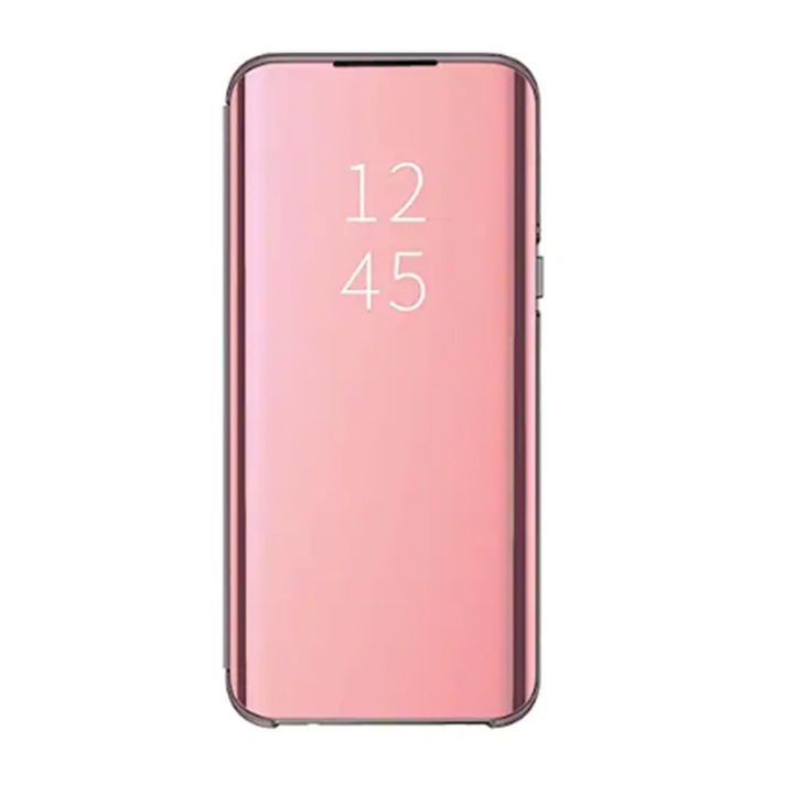 Optim Solution Mobiltelefon tok, könyvborító Optim Premium Mirror Extra Protection Samsung Galaxy A54 5g készülékhez, állóborító, rose