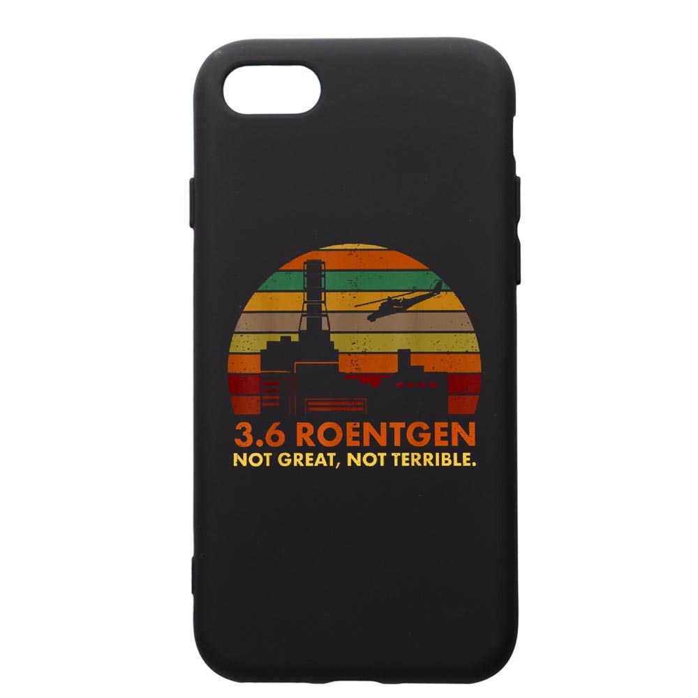 Husa de protectie Apple iPhone SE 2 / iPhone 8 / iPhone 7, Chernobyl, silicon, cu interiorul din material textil, protectie camera, PB275