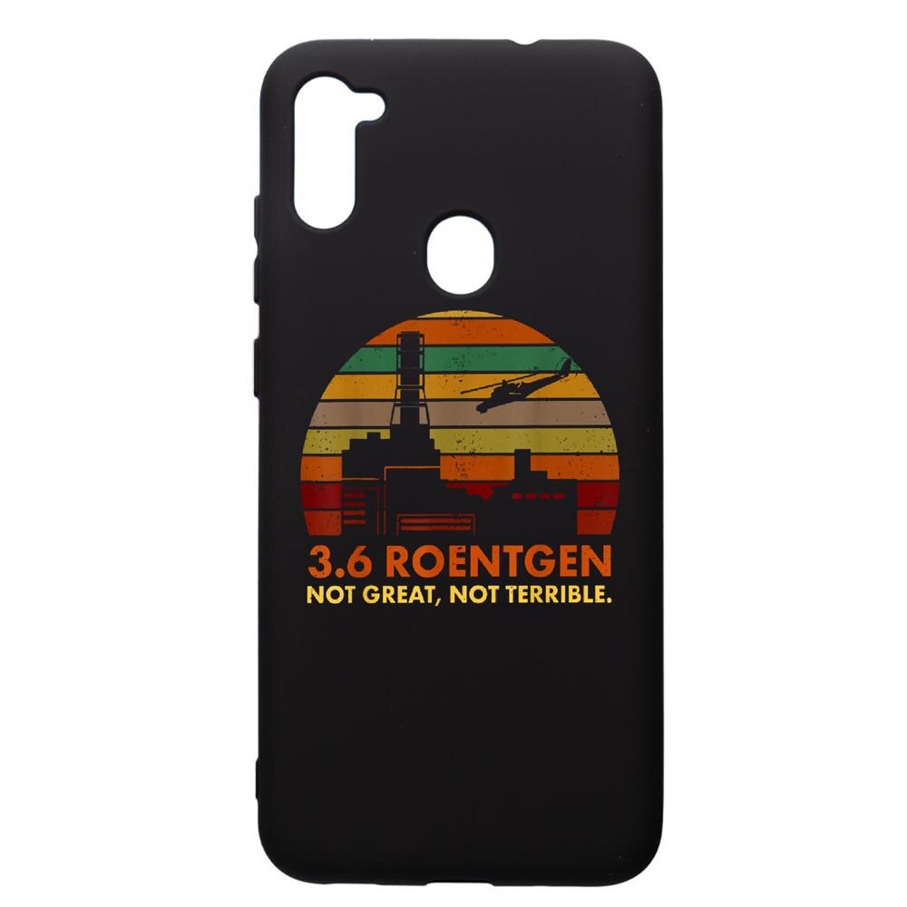 Husa de protectie Samsung Galaxy A11, Chernobyl, silicon, cu interiorul din material textil, protectie camera, PB275