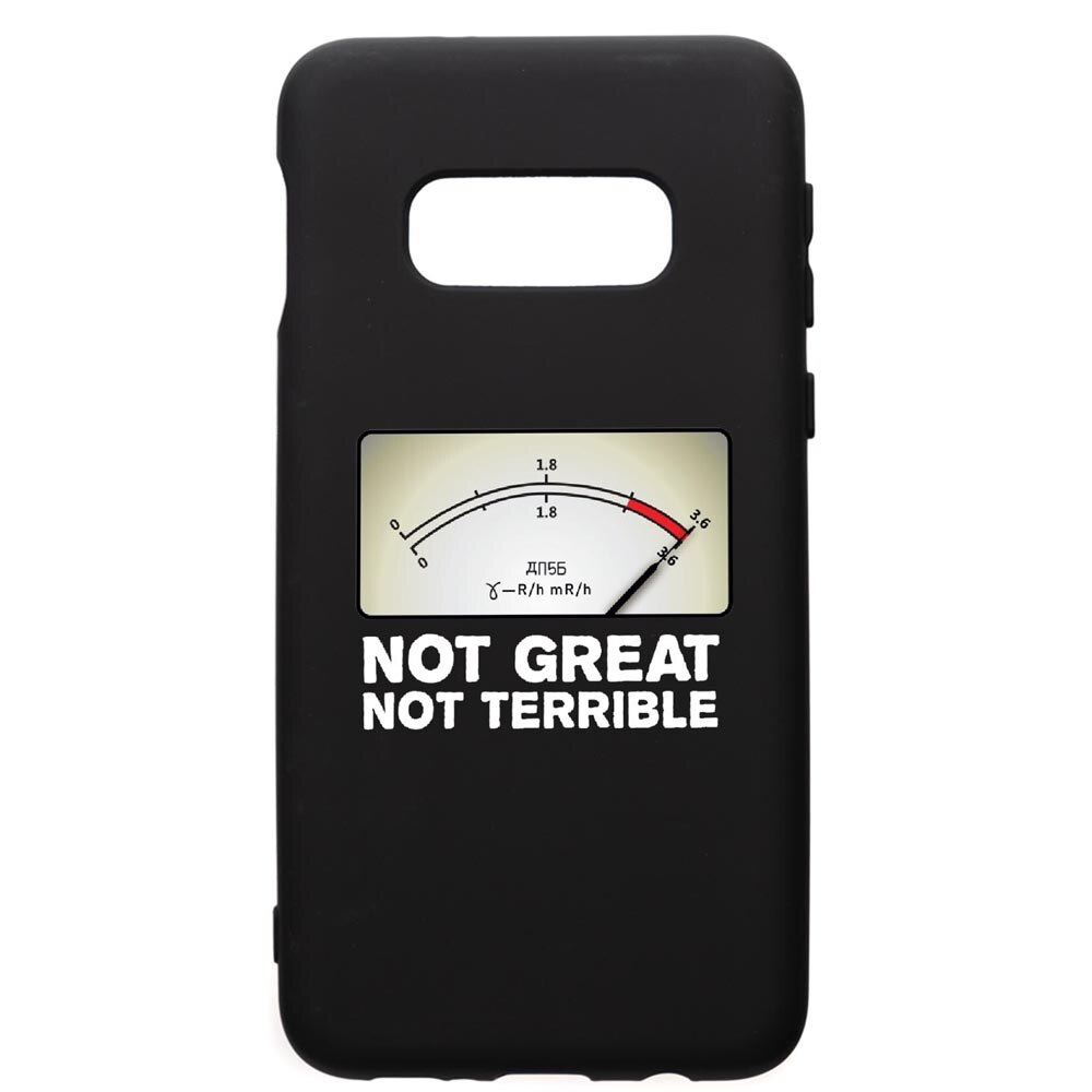 Husa de protectie Samsung Galaxy S10E, Chernobyl, silicon, cu interiorul din material textil, protectie camera, PB276