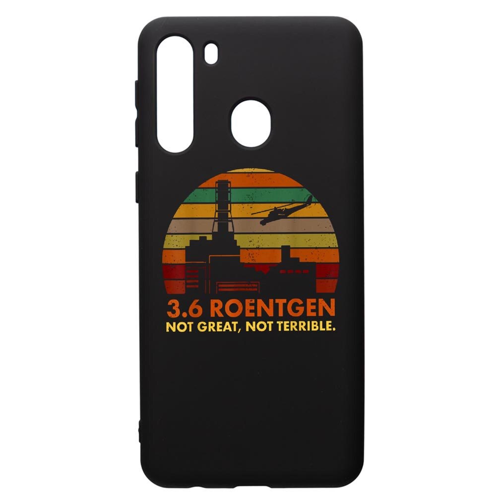 Husa de protectie Samsung Galaxy A21S, Chernobyl, silicon, cu interiorul din material textil, protectie camera, PB275