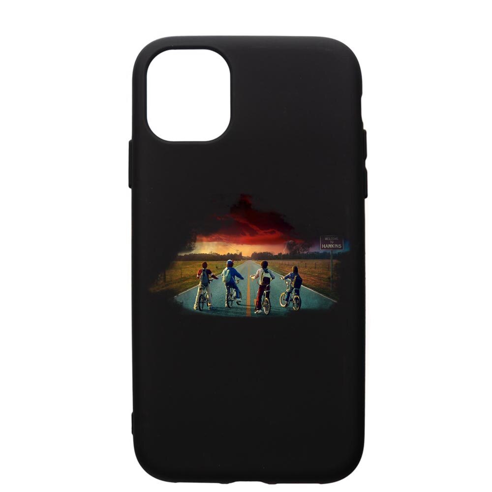 Husa de protectie Apple iPhone 11 Pro, Stranger Things, silicon, cu interiorul din material textil, protectie camera, PB278