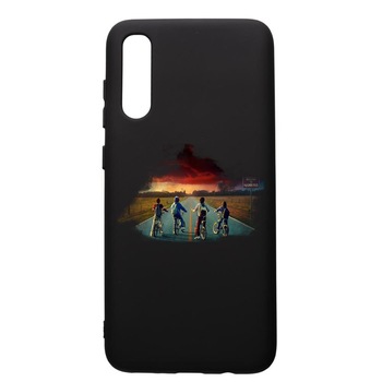 Husa de protectie Samsung Galaxy A30S, Stranger Things, silicon, cu interiorul din material textil, protectie camera, PB278 Husa de protectie Samsung Galaxy A30S, Stranger Things, silicon, cu interiorul din material textil, protectie camera, PB278
