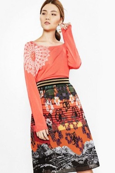Fusta, Desigual 75F27F3, Multicolor Fusta, Desigual 75F27F3, Multicolor