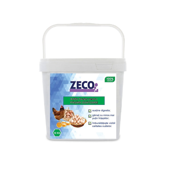 Aditiv furajer pentru pasari ouatoare, ZECO, sub forma de praf, 10Kg