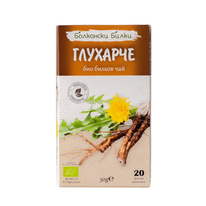 Чай корен от глухарче Балкански Билки, Филтърни, 20 бр