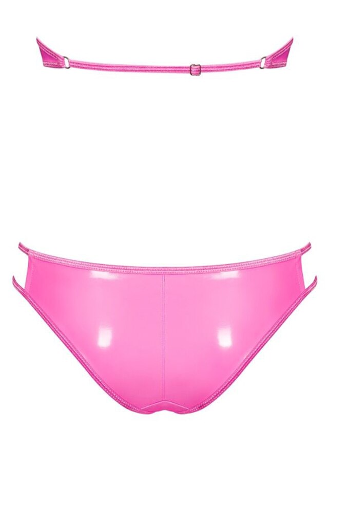 Set 2 piese Lollypopy, Obsessive, Poliamida, Roz, S-M