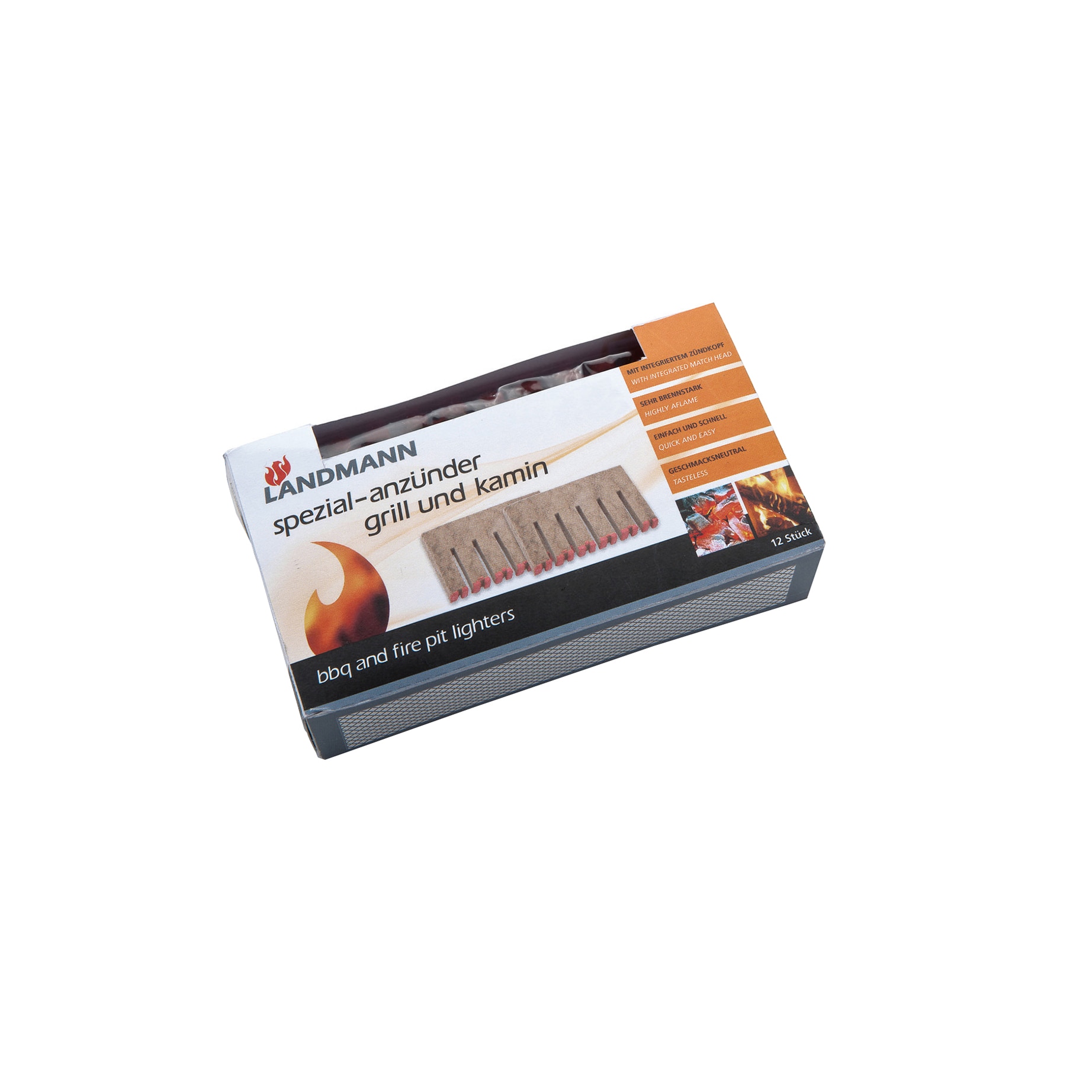 Cuburi de apridere tip chibrit Landmann, 12 buc