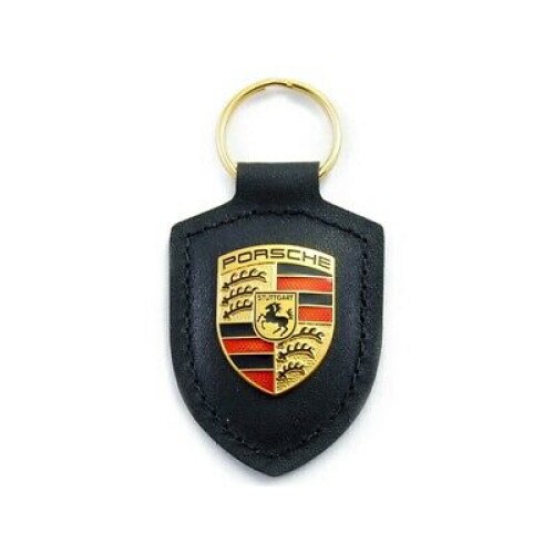 Breloc original Porsche, Piele Neagra