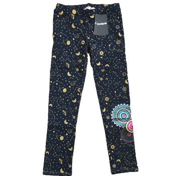 Pantaloni, Desigual 17WGPKX0, Albastru inchis/Auriu, 11-12 ani Pantaloni, Desigual 17WGPKX0, Albastru inchis/Auriu, 11-12 ani