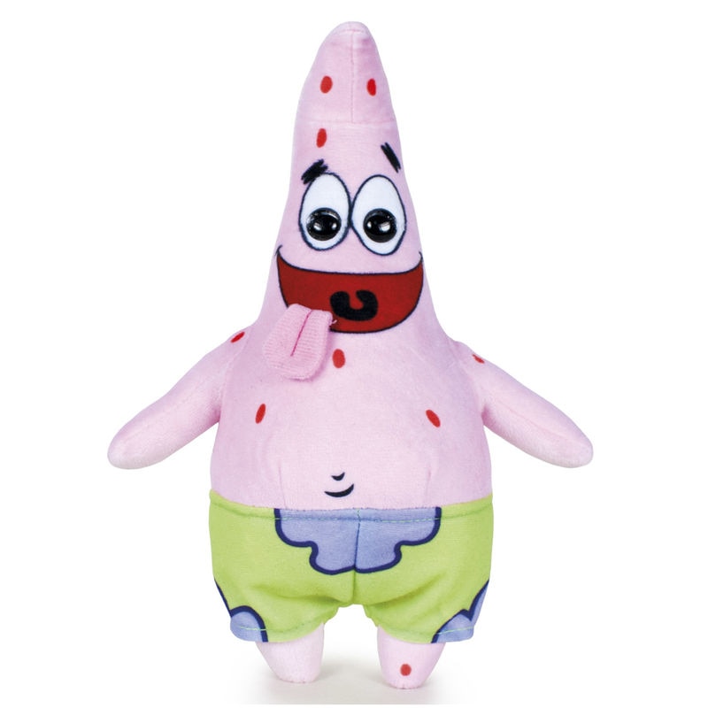 Jucarie de plus Sponge Bob - Patrick, multicolor, inaltime 24 cm, model 2