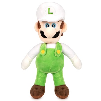 Jucarie de plus Super Mario Bros - Luigi Blanco, multicolor, inaltime 39 cm Jucarie de plus Super Mario Bros - Luigi Blanco, multicolor, inaltime 39 cm