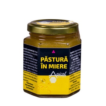 Pastura in miere, Apicol Sience, 225g Pastura in miere, Apicol Sience, 225g