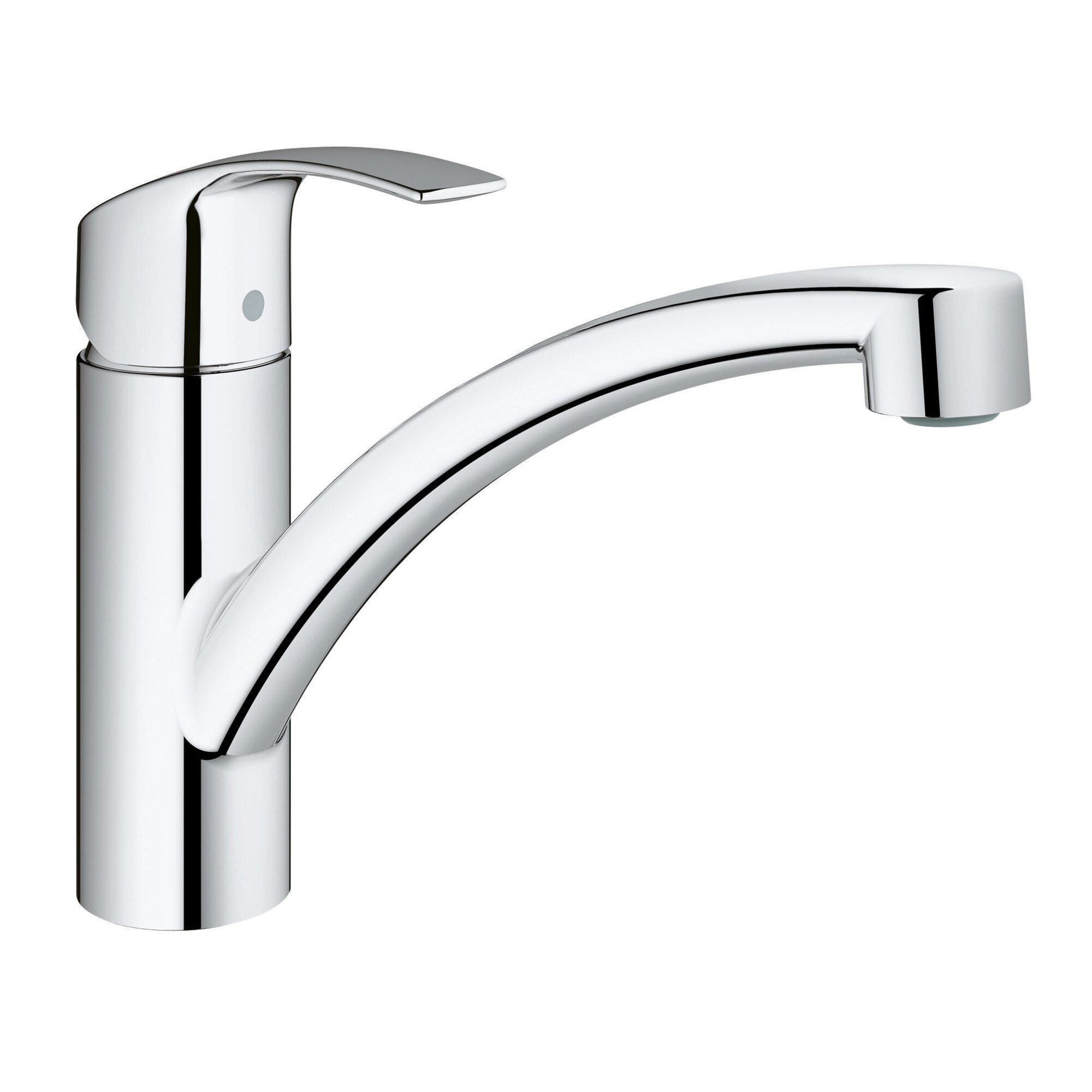 Baterie bucatarie, Grohe Eurosmart New 30260002, stativa, monocomanda, alama, finisaj cromat