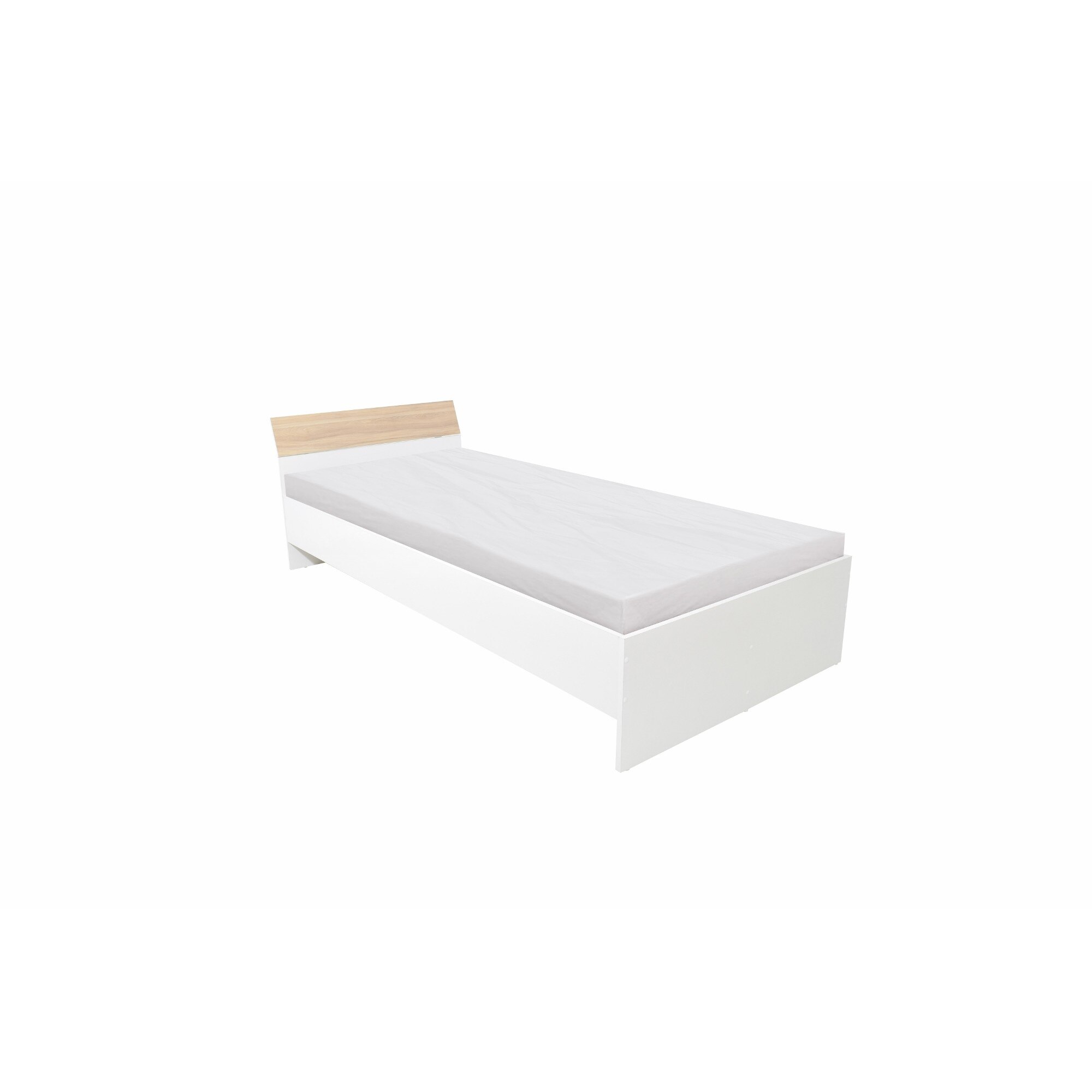 Pat 200 x 90 cm, Alb/Ulm