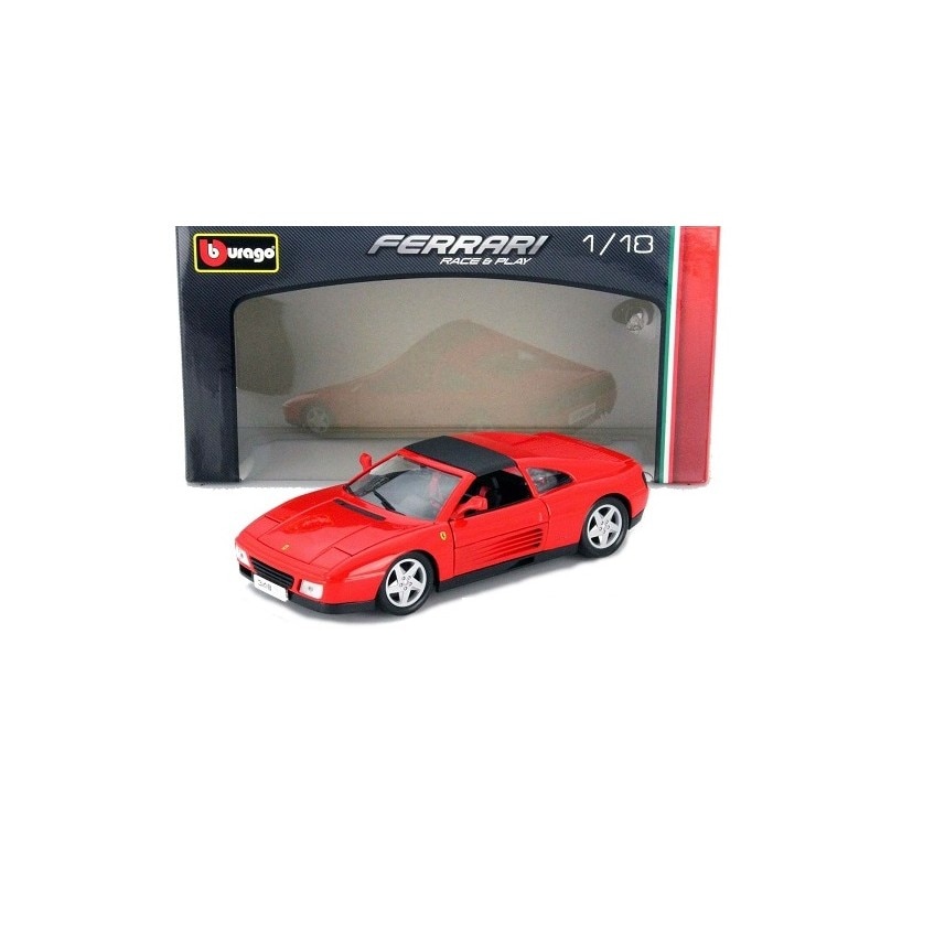 Macheta auto Bburago Ferrari 348ts rosu, 1:18