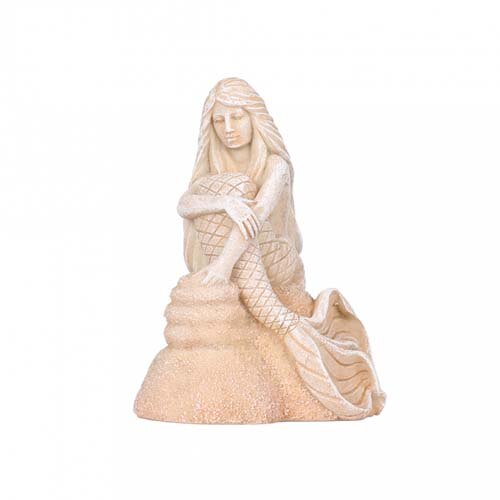 Decor pentru acvariu, Mermaid Ariel, Ebi, 9x9x13 cm, Bej, S