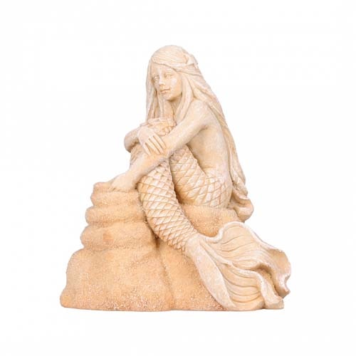 Decor pentru acvariu, Mermaid Ariel, Ebi, 17x15x21 cm, Bej, L