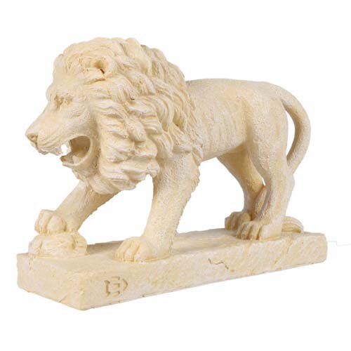 Decor pentru acvariu, Greek Leo, Ebi, 15.4x5.5x10.5 cm, Bej