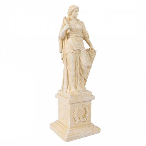 Decor pentru acvariu, Greek Luna, Ebi, 6 x 5.8 x 18.7 cm, Bej