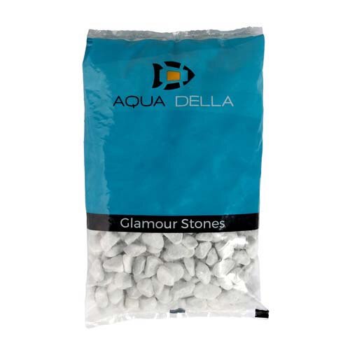 Pietris carrara acvariu, Ebi, Aqua Della Aquarium, Alb, 12-16 mm, 2kg