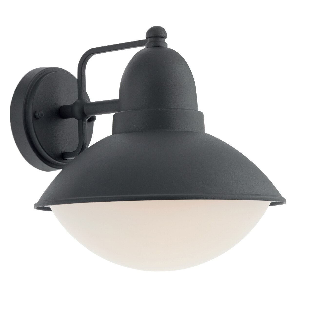 Aplica exterior Well Corso, E27, 60W, IP44, Gri inchis