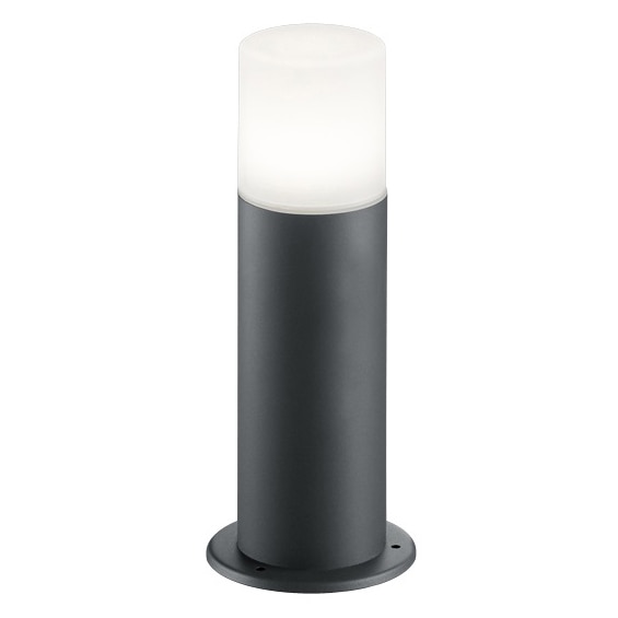 Stalp gradina Well Roma, E27, 60W, IP44, 40 cm, Gri inchis