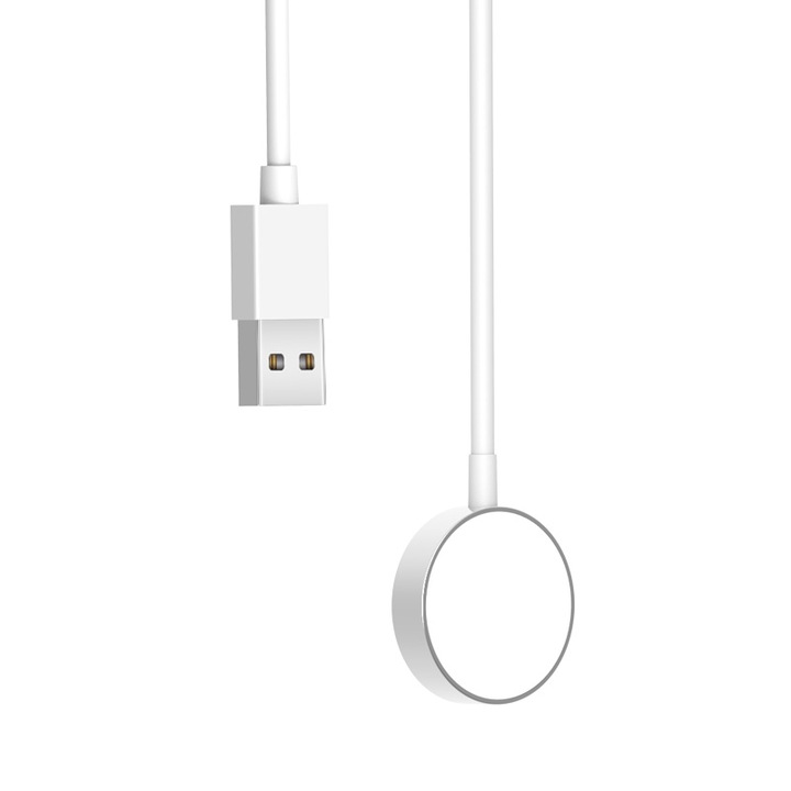 Incarcator magnetic wireless XO-CX002 pentru Apple Watch 2/3/4/5/6, Alb, BBL2411