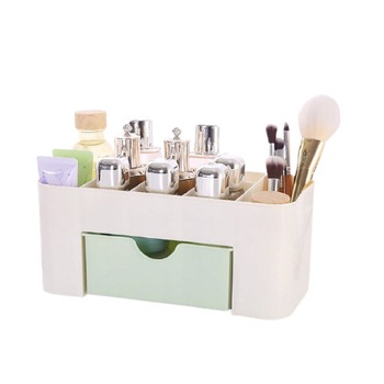 Organizator TimeTrade alb, verde, pentru produse cosmetice si bijuterii Organizator TimeTrade alb, verde, pentru produse cosmetice si bijuterii
