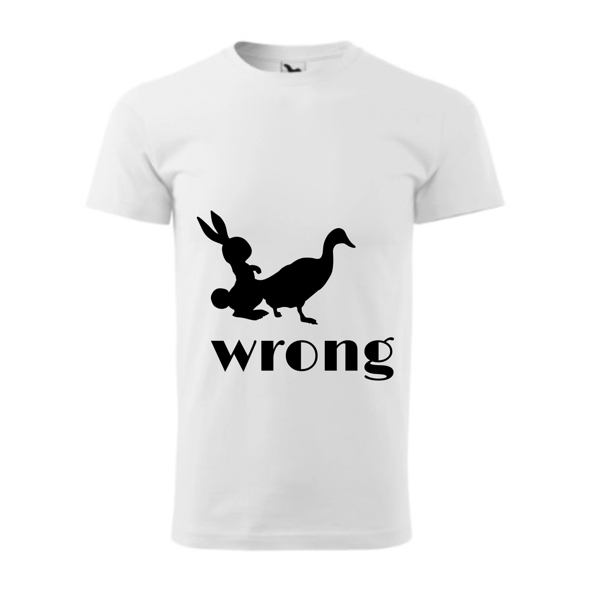 Tricou basic barbati personalizat, Adler, bumbac, alb , S Gresit