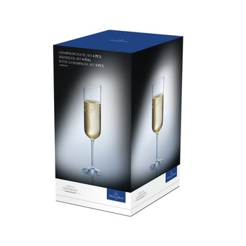 Set 4 pahare sampanie Newmoon, 180ml - 390683 Set 4 pahare sampanie Newmoon, 180ml - 390683